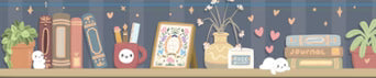 A Journaler's Bookshelf 1.0 (Navy) Glossy Gold Foil (20mm)