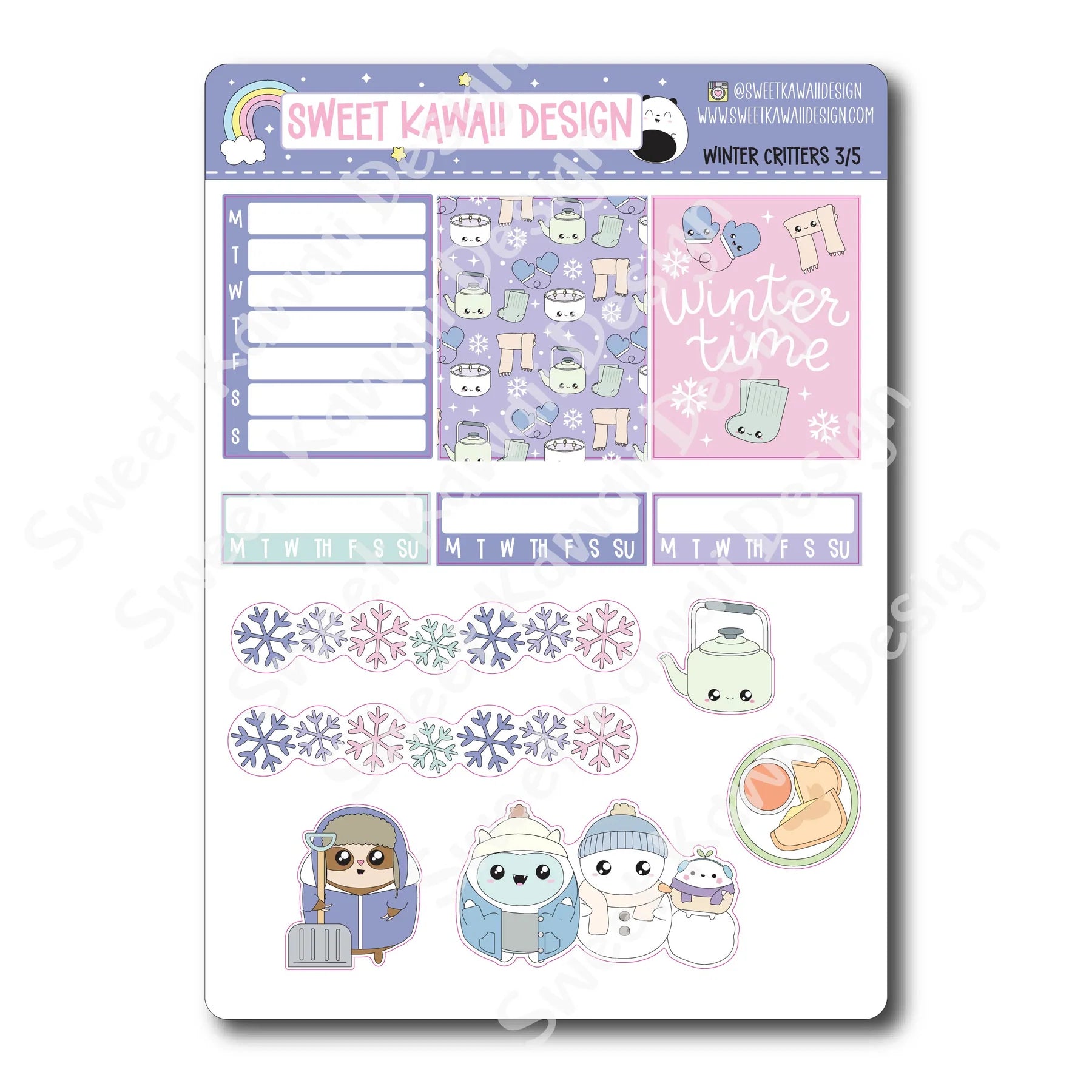 Winter Critters (Weekly Kit)