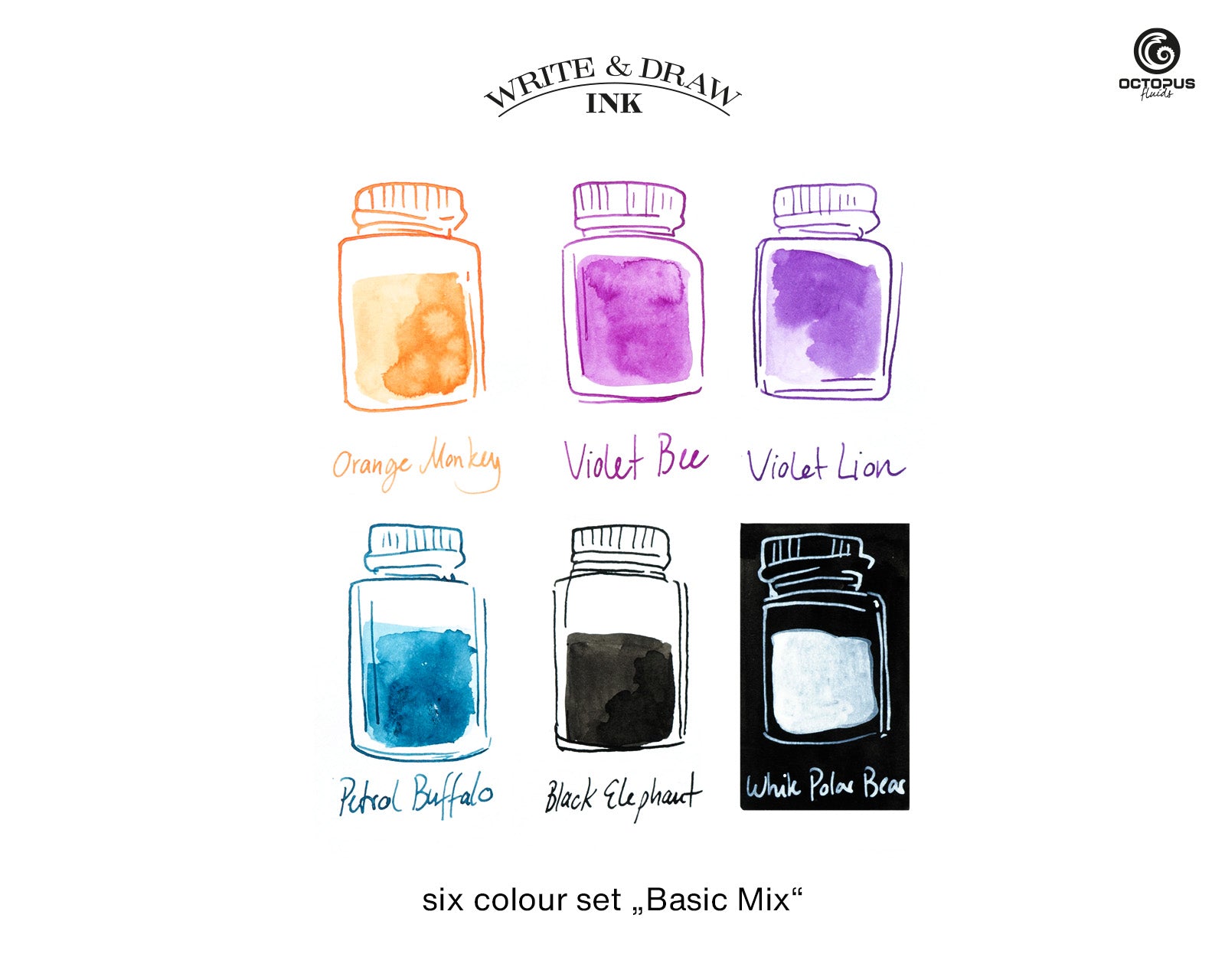 Write and Draw Ink Set (Basic Mix)