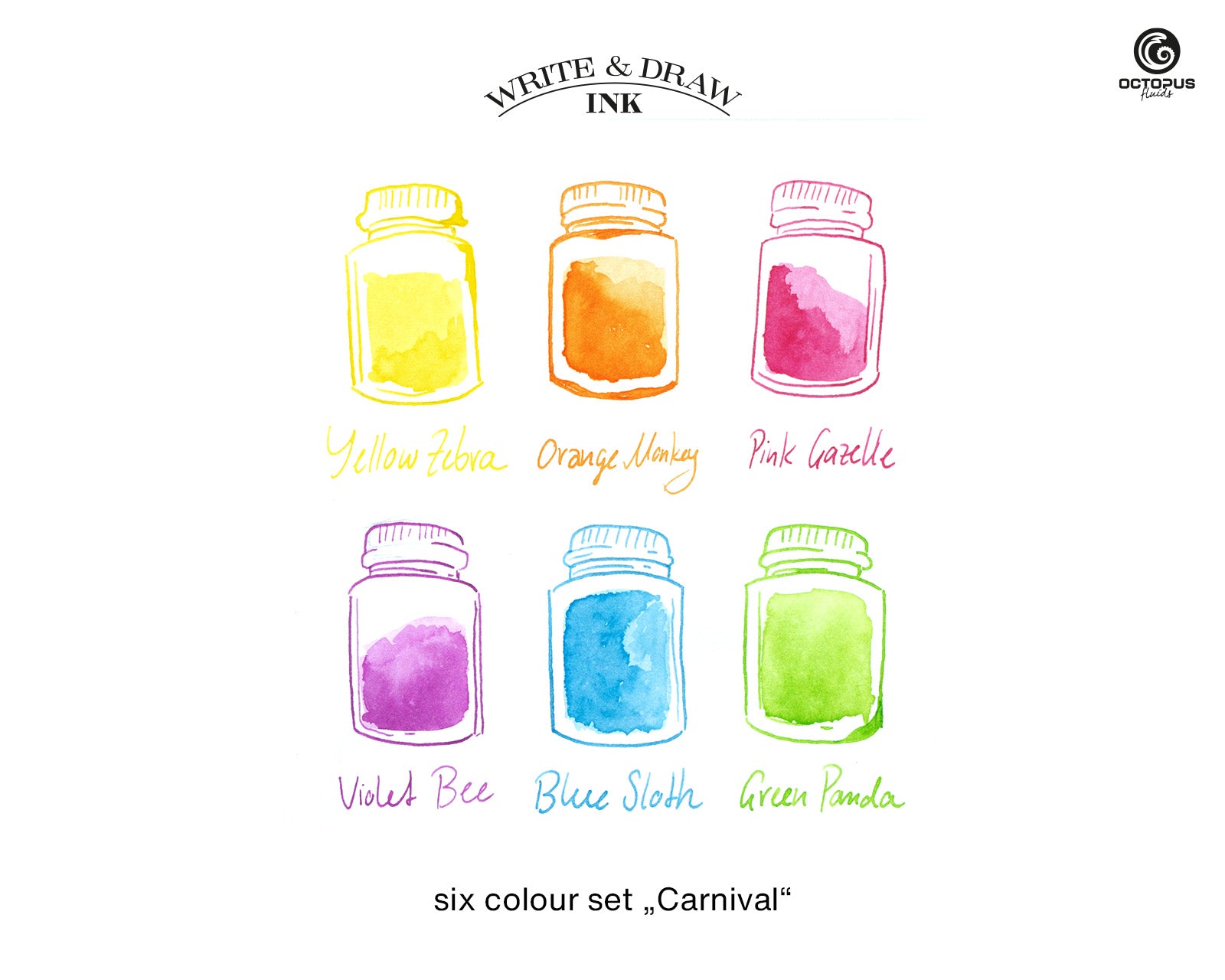 Write and Draw Ink Set (Carnival)