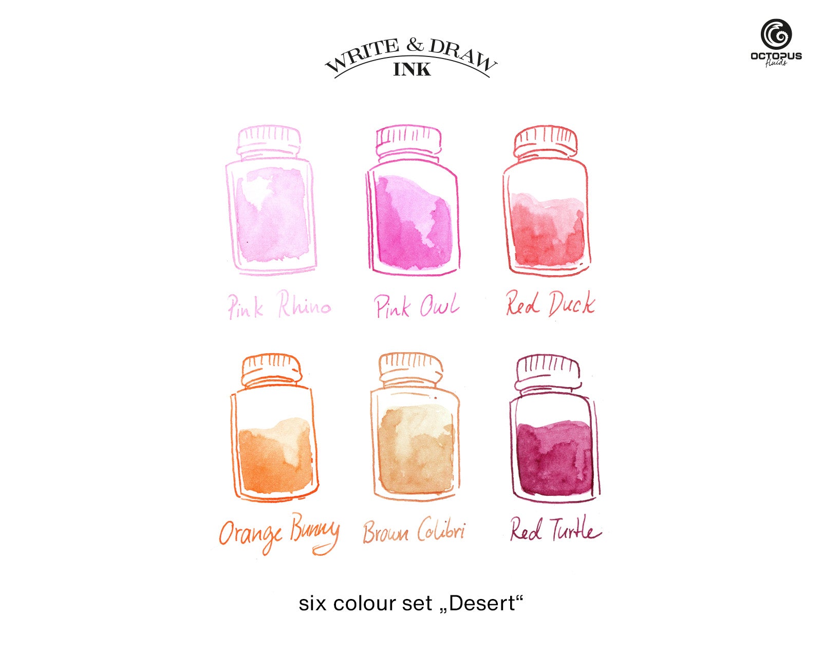 Write and Draw Ink Set (Desert)