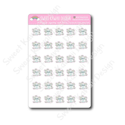 Kawaii Yeti Stickers - Money Stacks