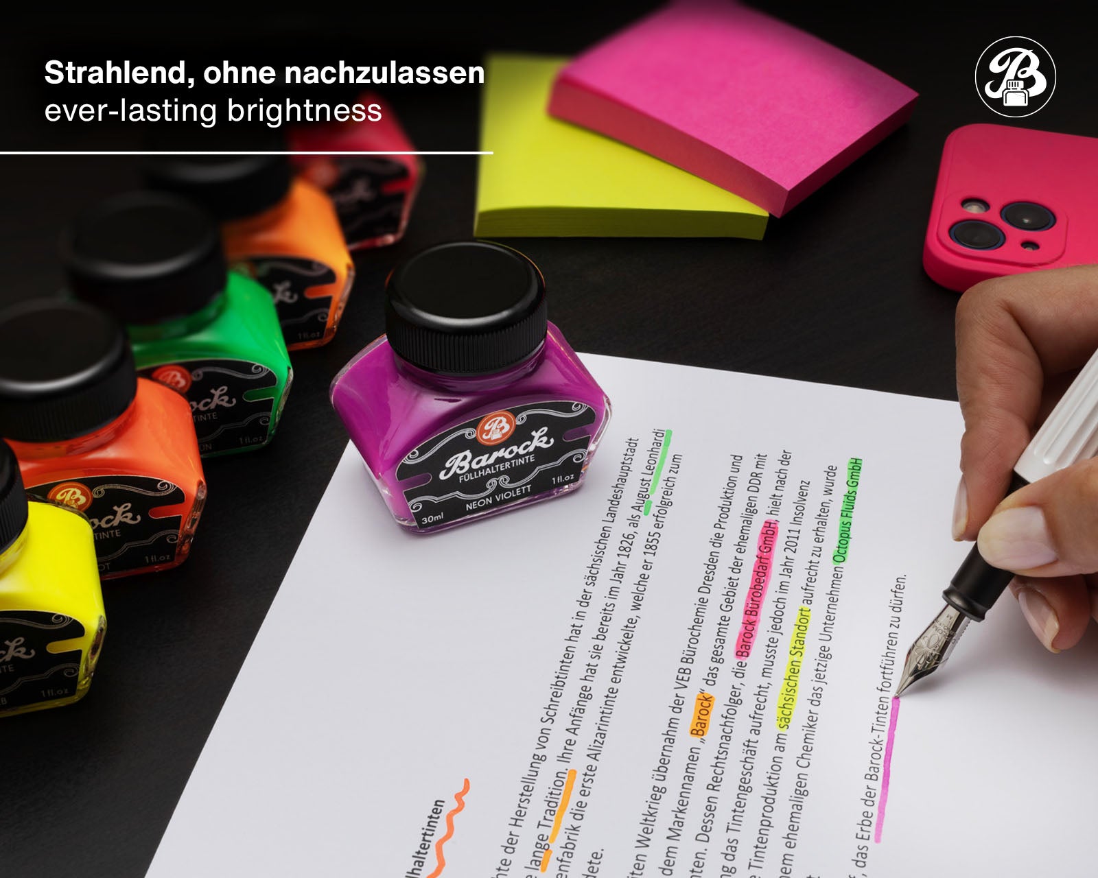 Barock Neon Rot (Red)