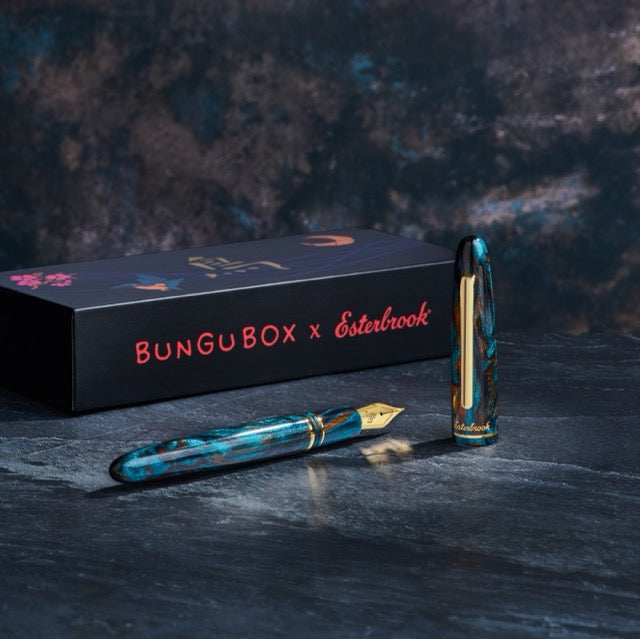 Esterbrook X Bungubox Kachofugetsu Kingfisher Estie (DiamondCast)