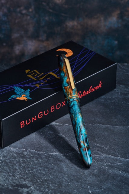 Esterbrook X Bungubox Kachofugetsu Kingfisher Estie (DiamondCast)