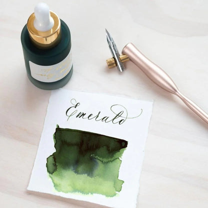 Emerald Calligraphy Ink