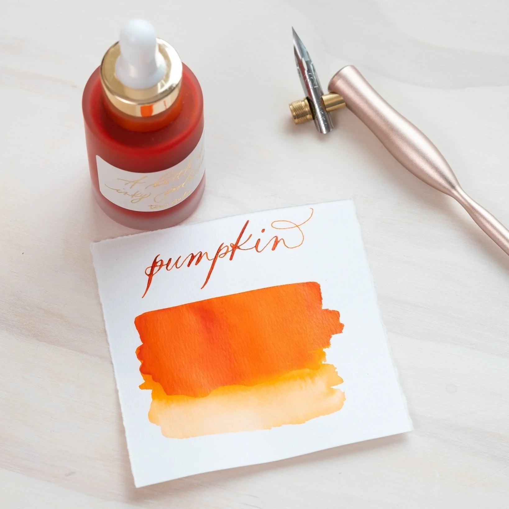 Pumpkin Calligraphy Ink