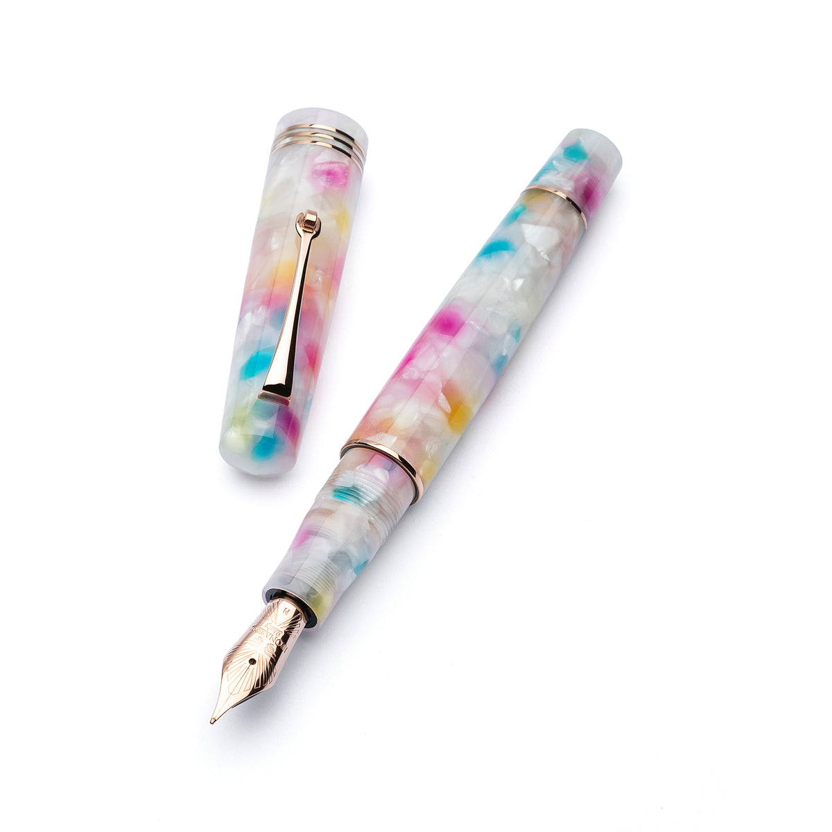 Momento Zero Rainbow Sprinkles (Rose Gold Trim)