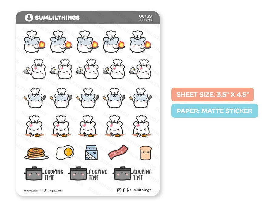 Lil' Hamster Cooking