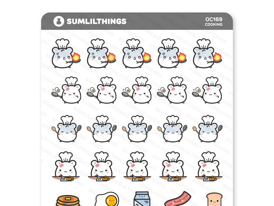 Lil' Hamster Cooking