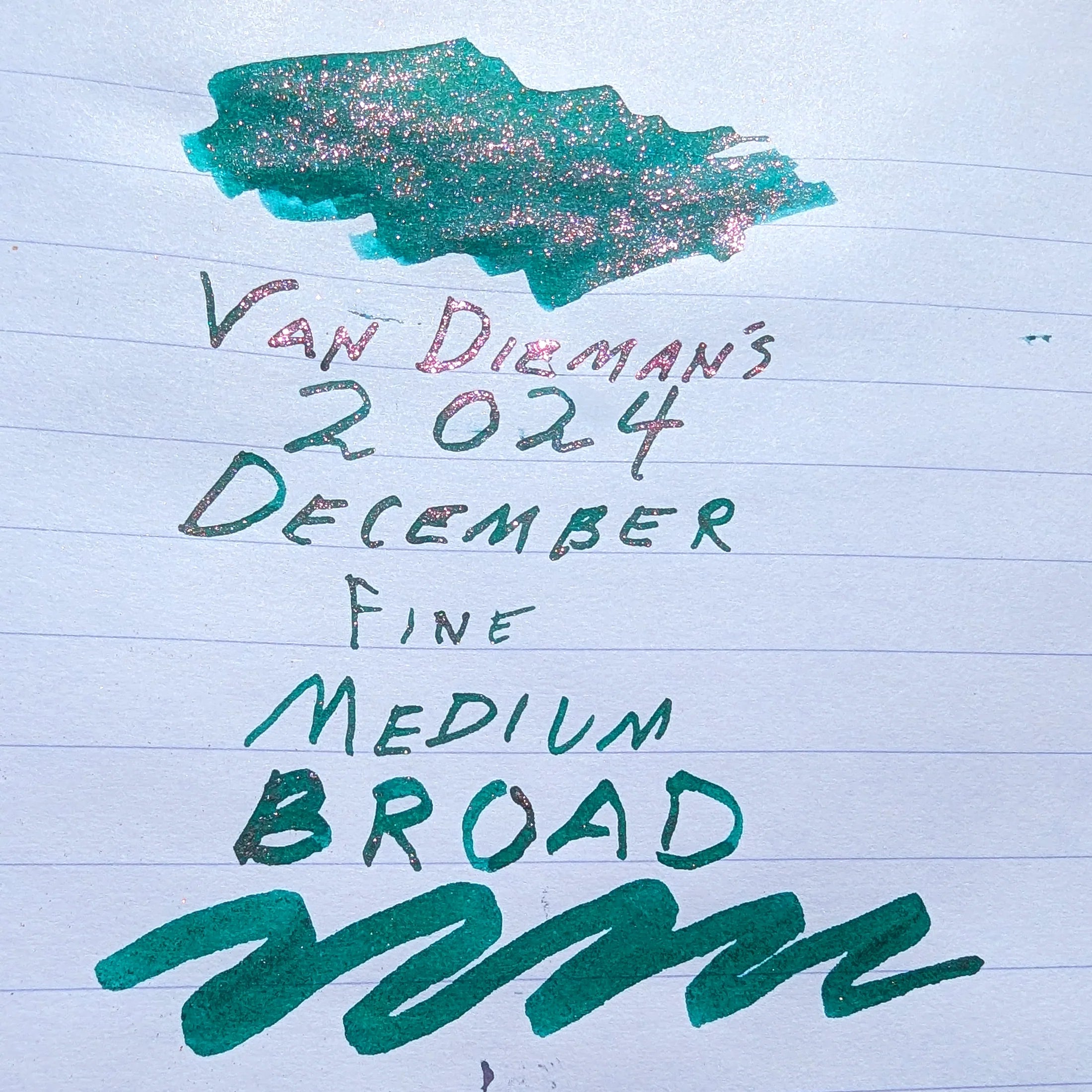 Van Dieman's Inks 2024 December