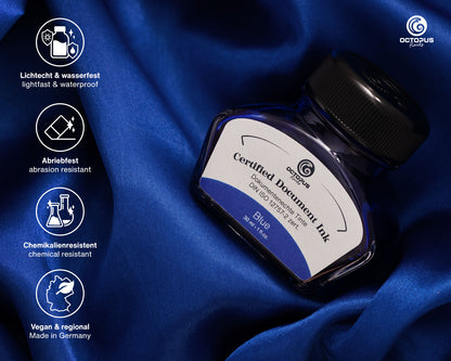 Document Ink Blue