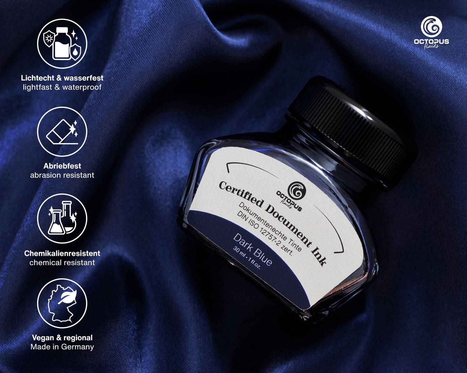 Document Ink Dark Blue