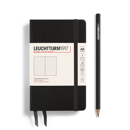 Black Pocket A6 Classic Notebook (Hardcover)