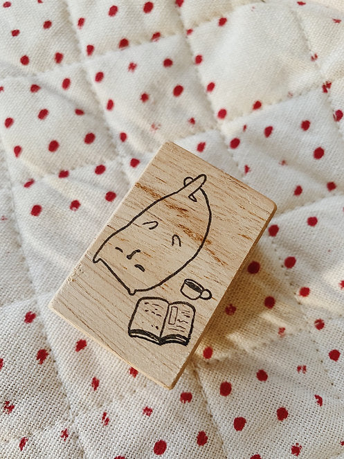 Stay Calm with Book & Coffee