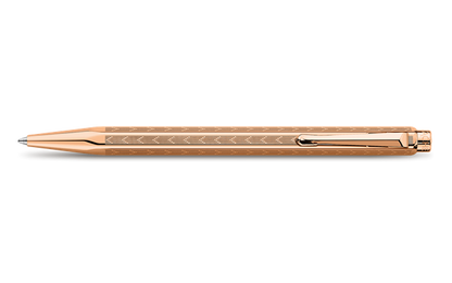 ECRIDOR™ Rose-Gilded Chevron Ballpoint Pen