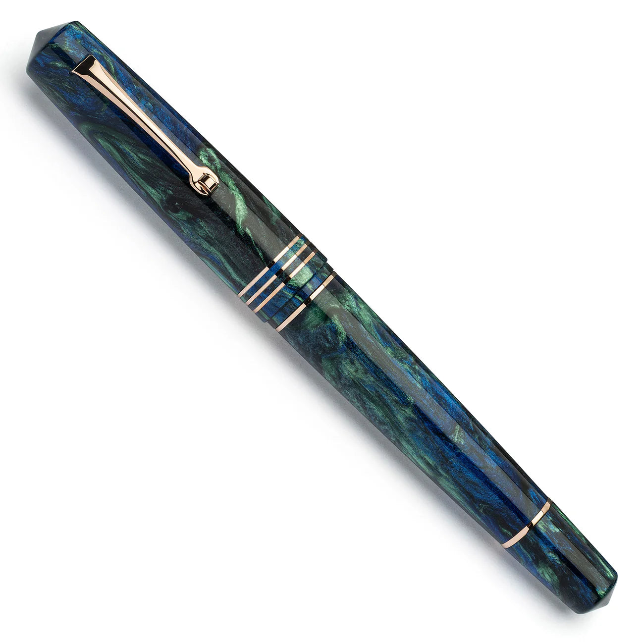 Momento Zero Grande 2.0 Fiordaliso Blue (#8 Gold Special Floral Nib)