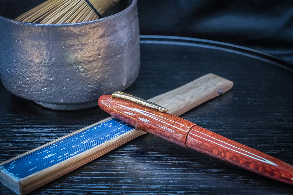"Genroku Shogun" Lacewood Fountain Pen