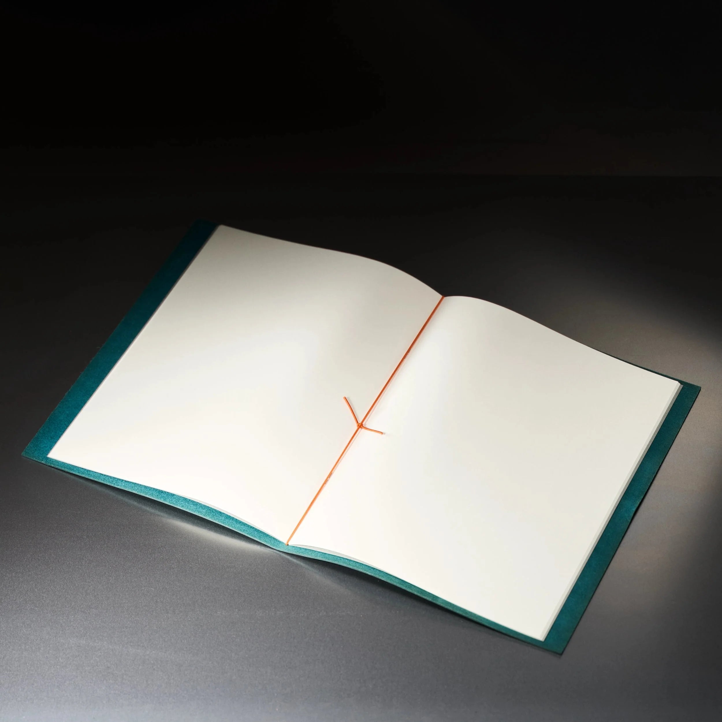 grand voyageur leather journal petrol blue (a4)
