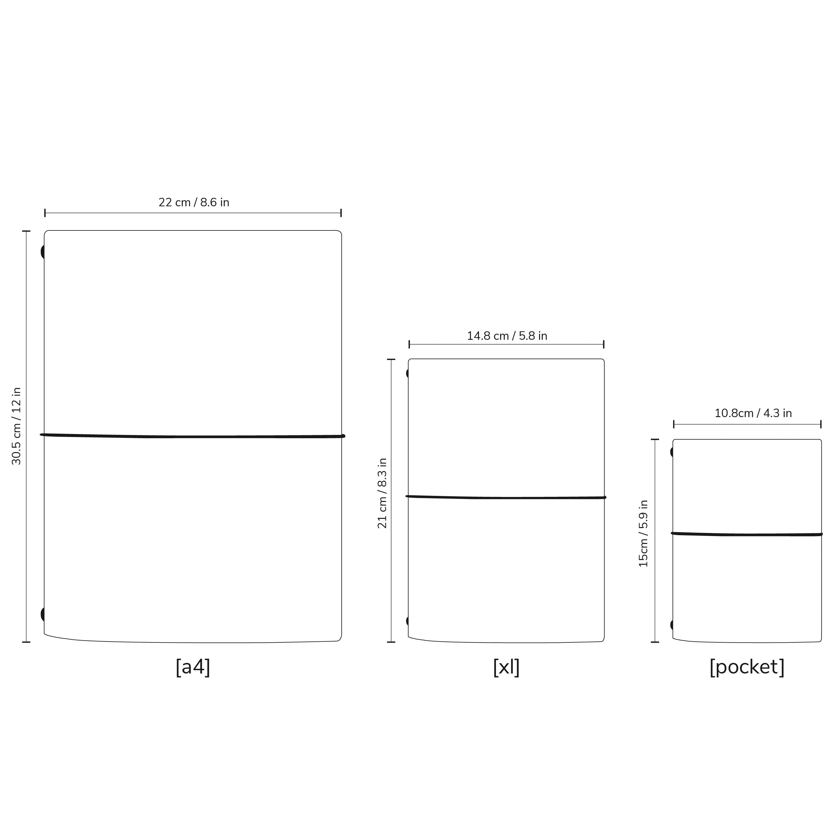 grand voyageur leather journal botany green (a4)