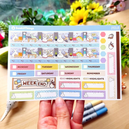 Hobonichi COUSIN -  Lil' Office Life - Rose Gold Foil