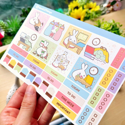 Hobonichi COUSIN -  Lil' Office Life - Rose Gold Foil