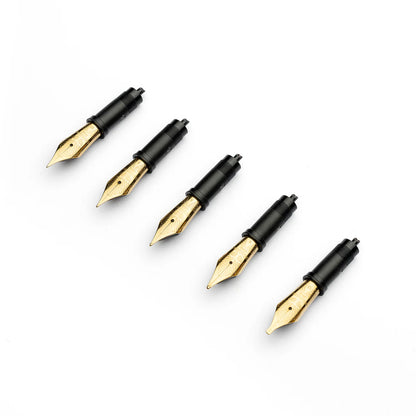 "la Fenice" Steel nibs (Gold Trim)