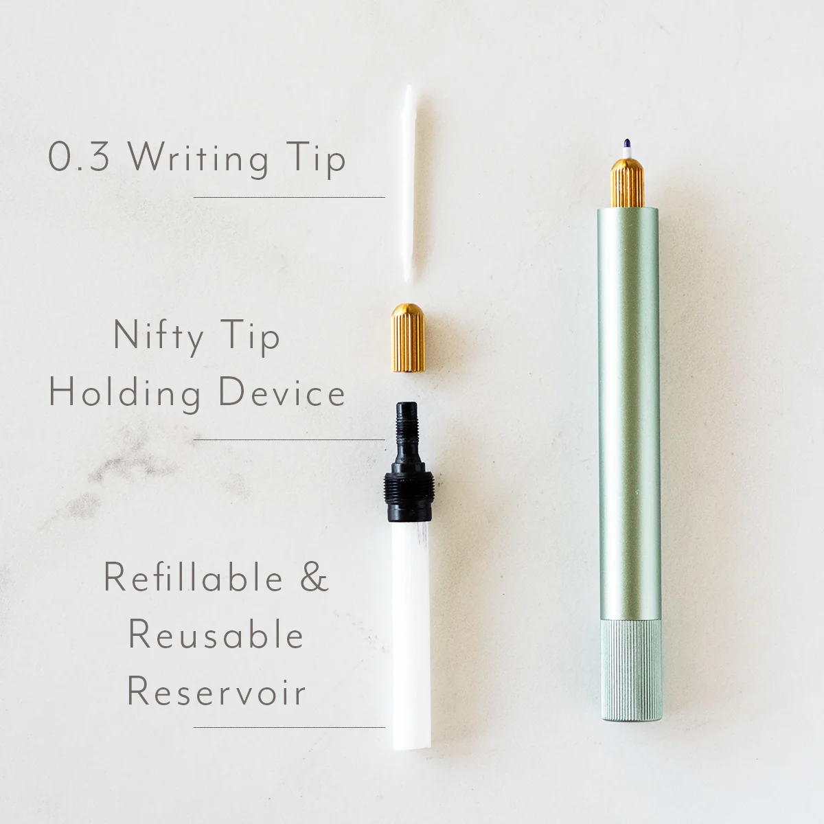 Lumos Refillable Fineliner & Brush Pen - Mini