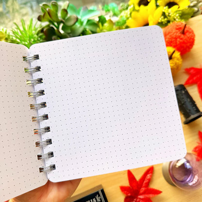 Mistwood Manor Library Spiral Notebook (Dot Grid)