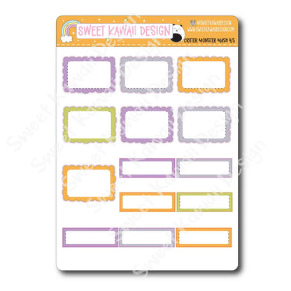 Critter Monster Mash (Weekly Kit)
