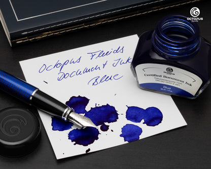 Document Ink Blue