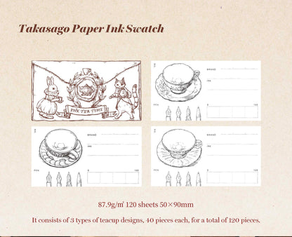 Takasago Paper Ink Swatch Notepad