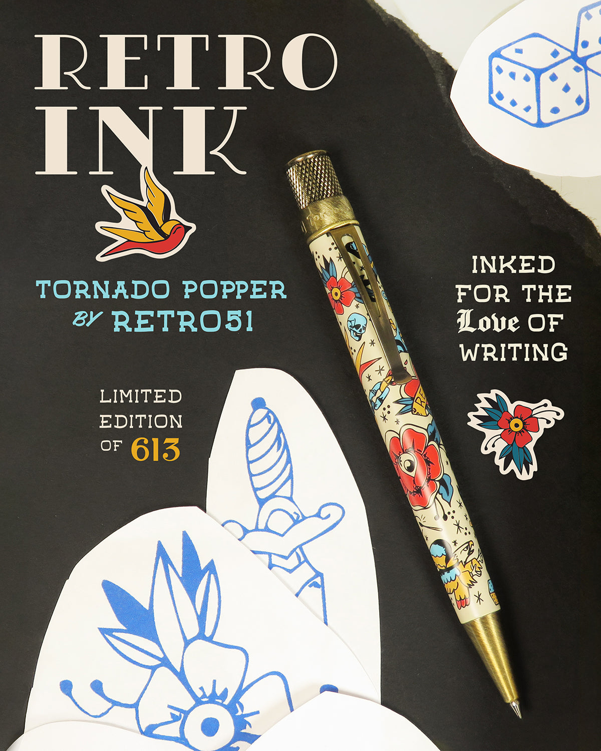 Tornado Popper™ - Retro Ink