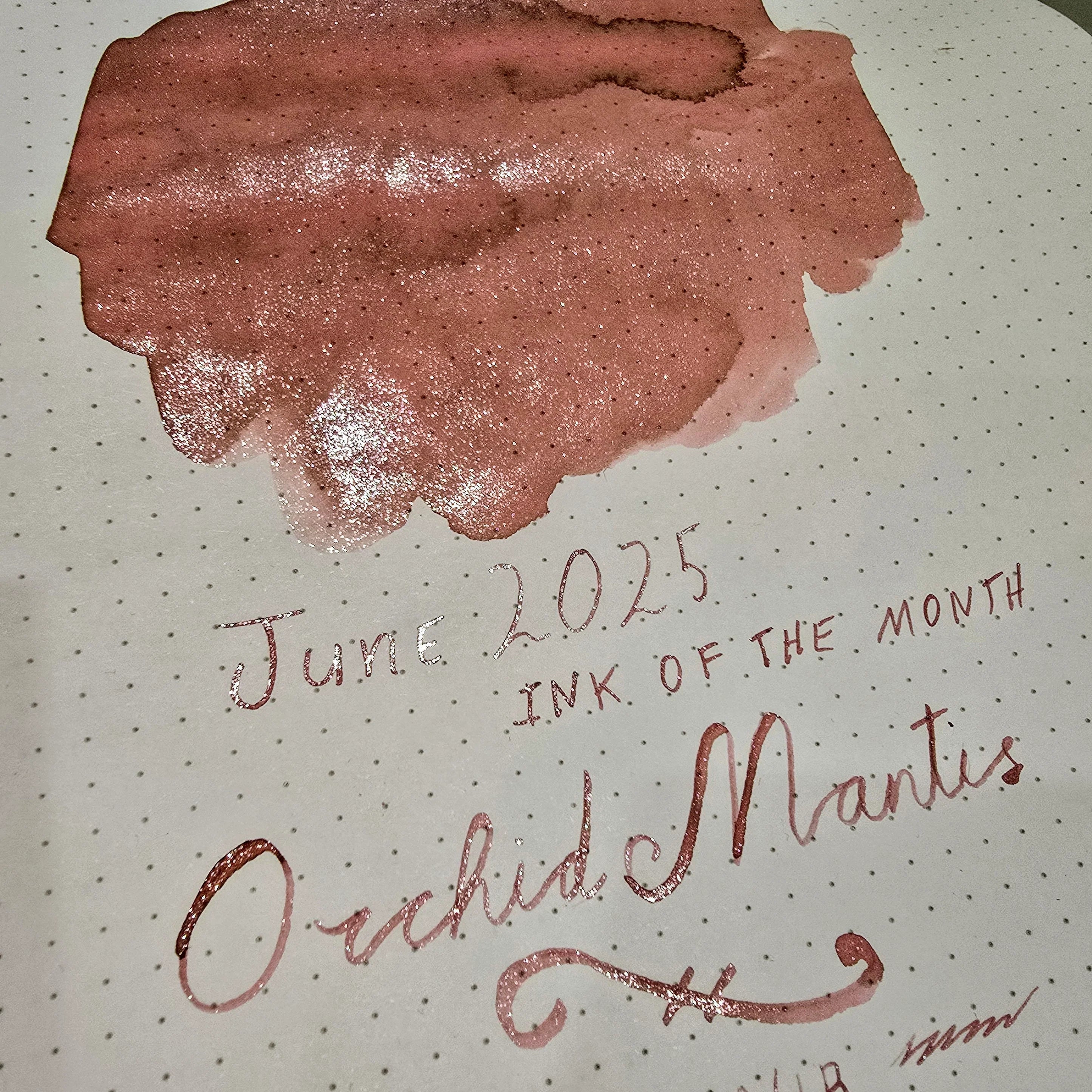 Van Dieman's Inks 2025 June - Orchid Mantis