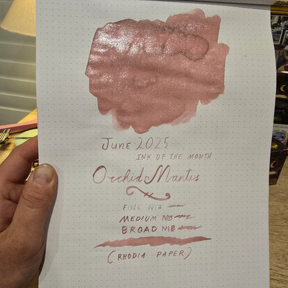 Van Dieman's Inks 2025 June - Orchid Mantis