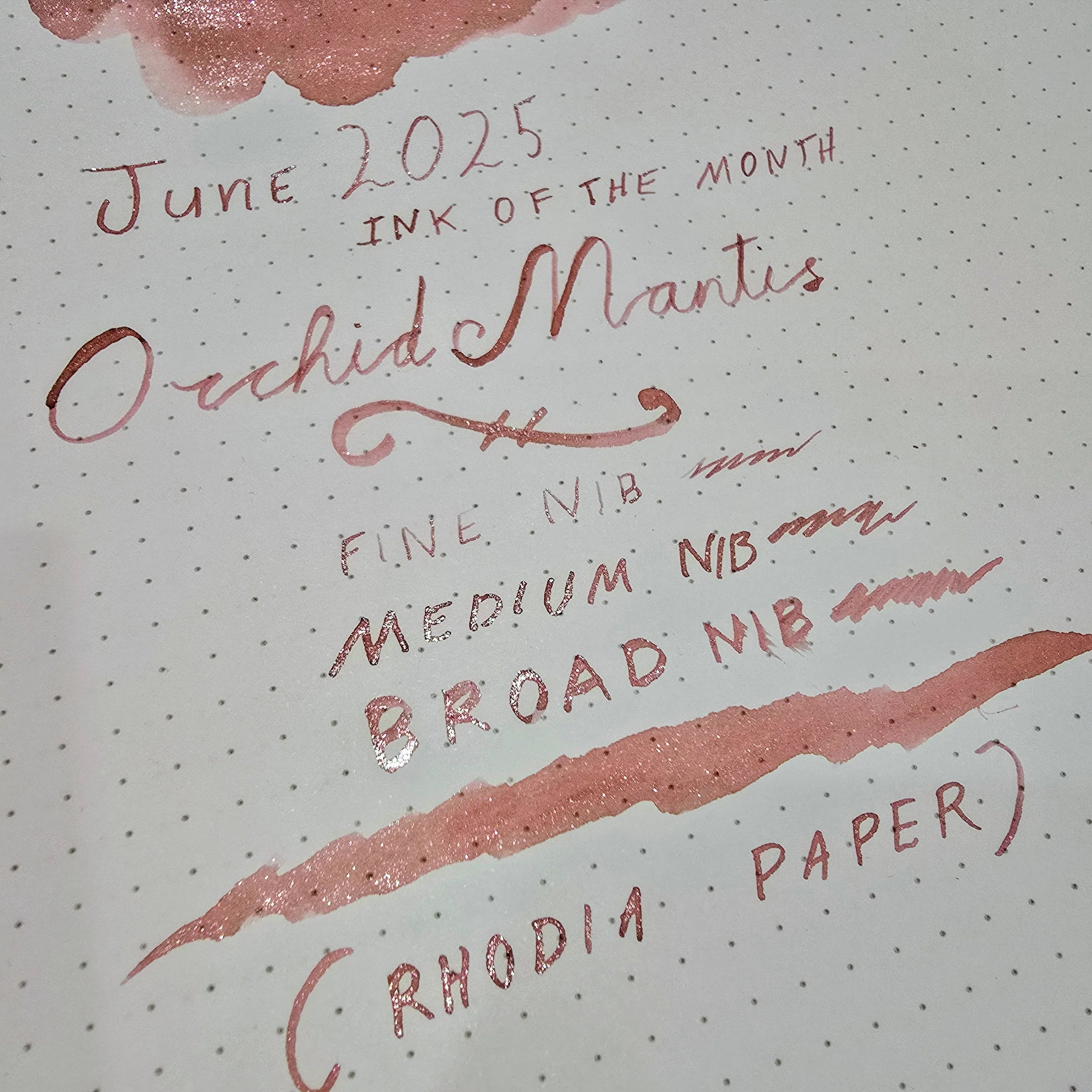 Van Dieman's Inks 2025 June - Orchid Mantis