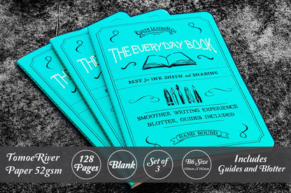 The EveryDay Book - Tomoe River Paper - Set of 3 - B6