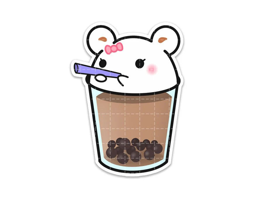 Vinyl Sticker - Boba Cinnamon