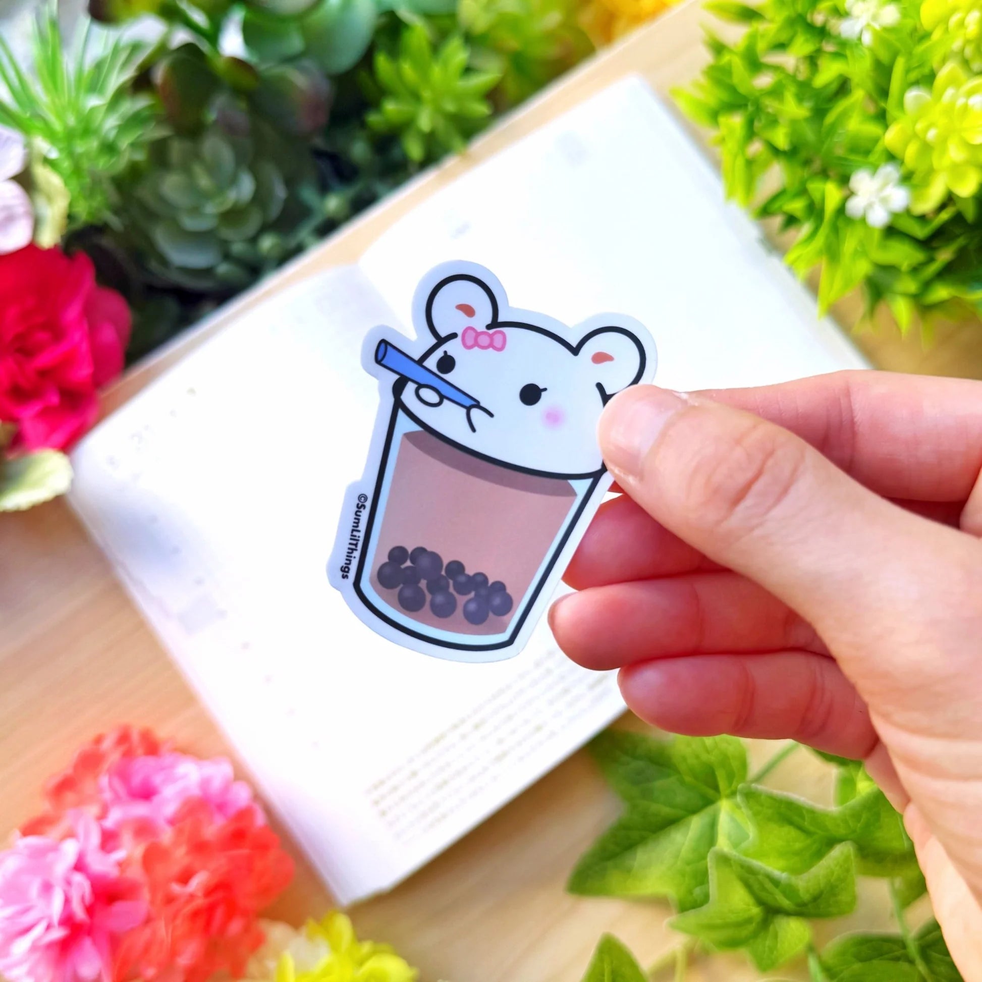 Vinyl Sticker - Boba Cinnamon