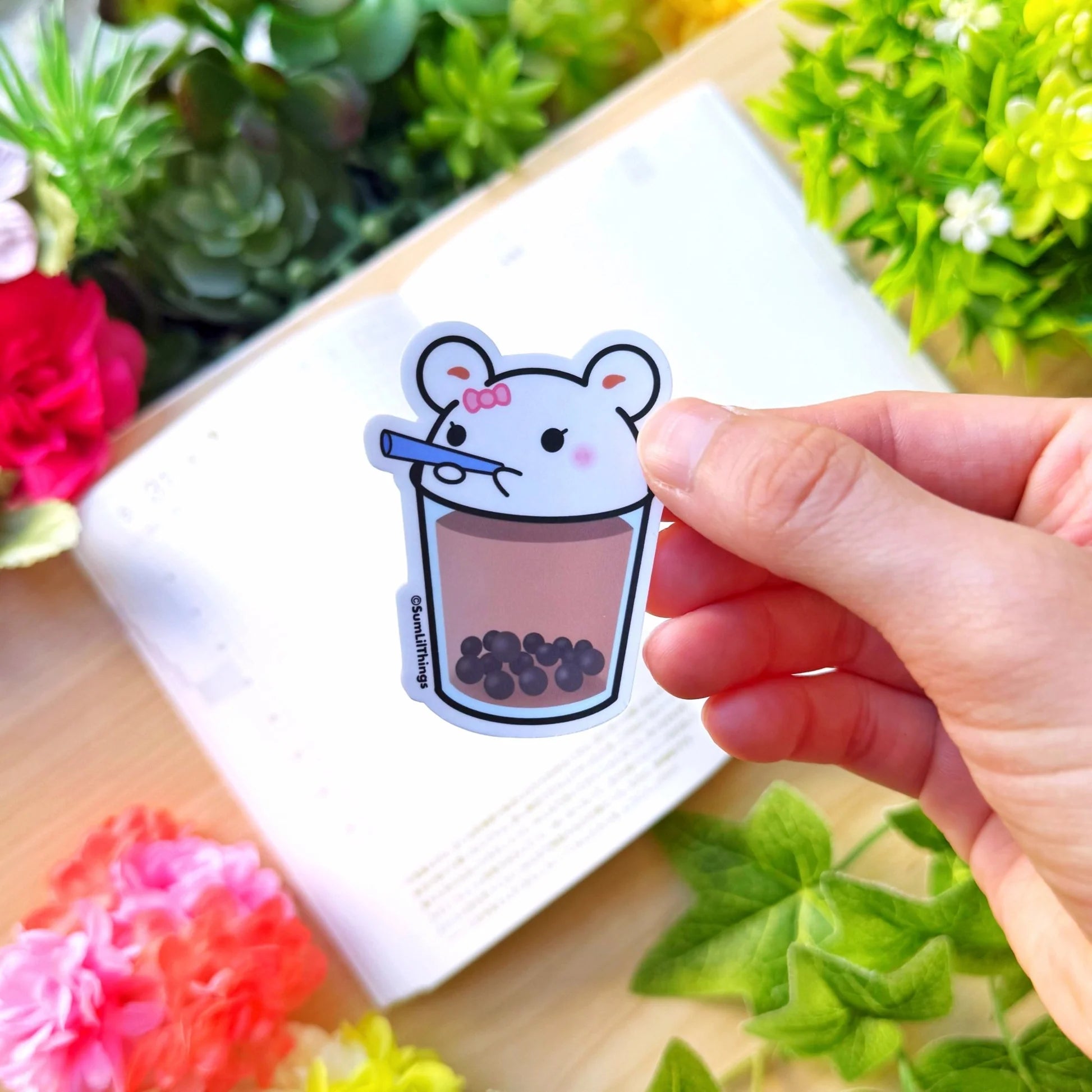 Vinyl Sticker - Boba Cinnamon