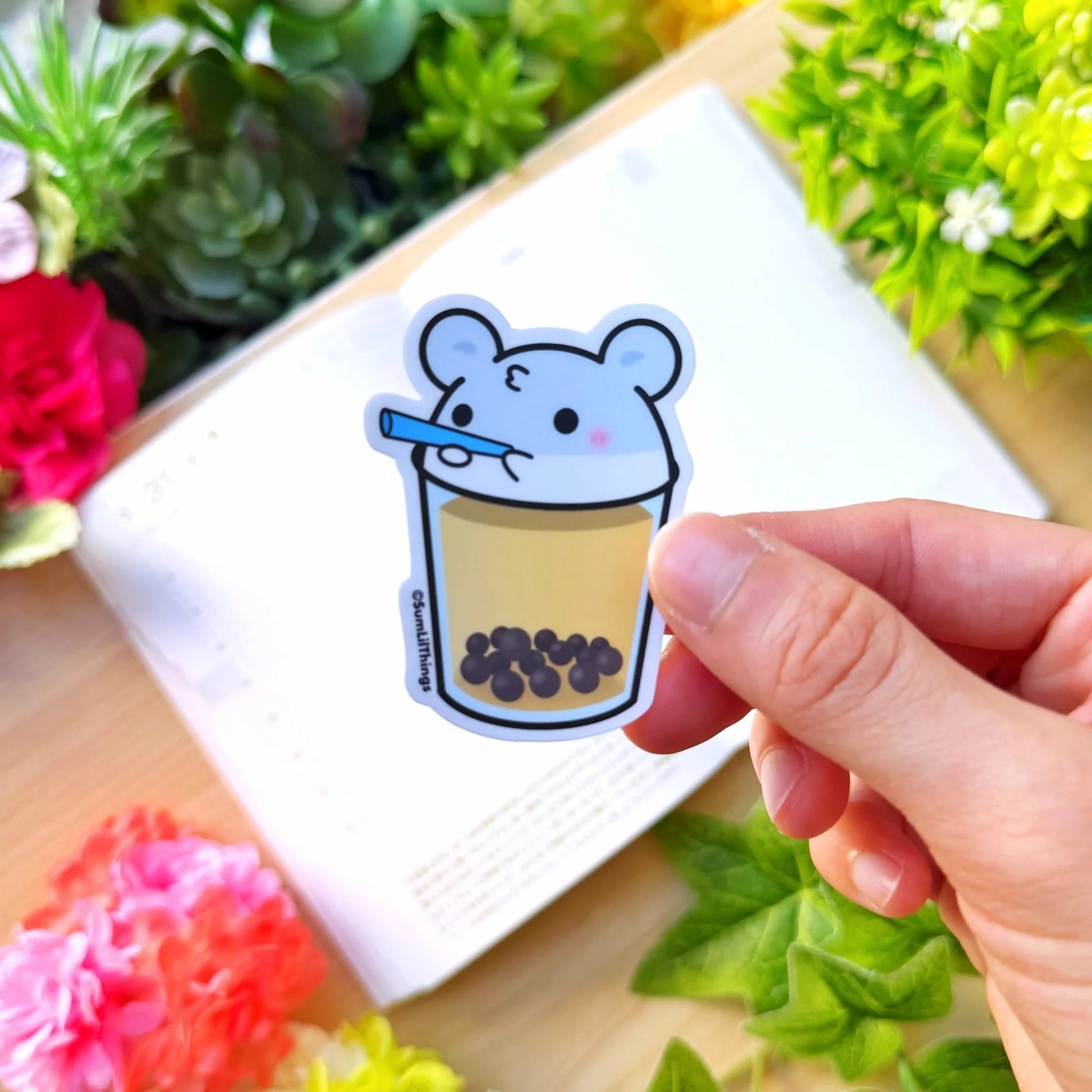 Vinyl Sticker - Boba Oatmeal
