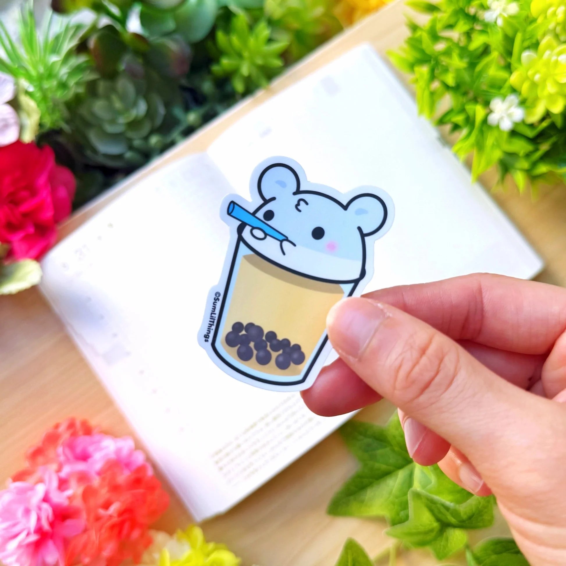 Vinyl Sticker - Boba Oatmeal