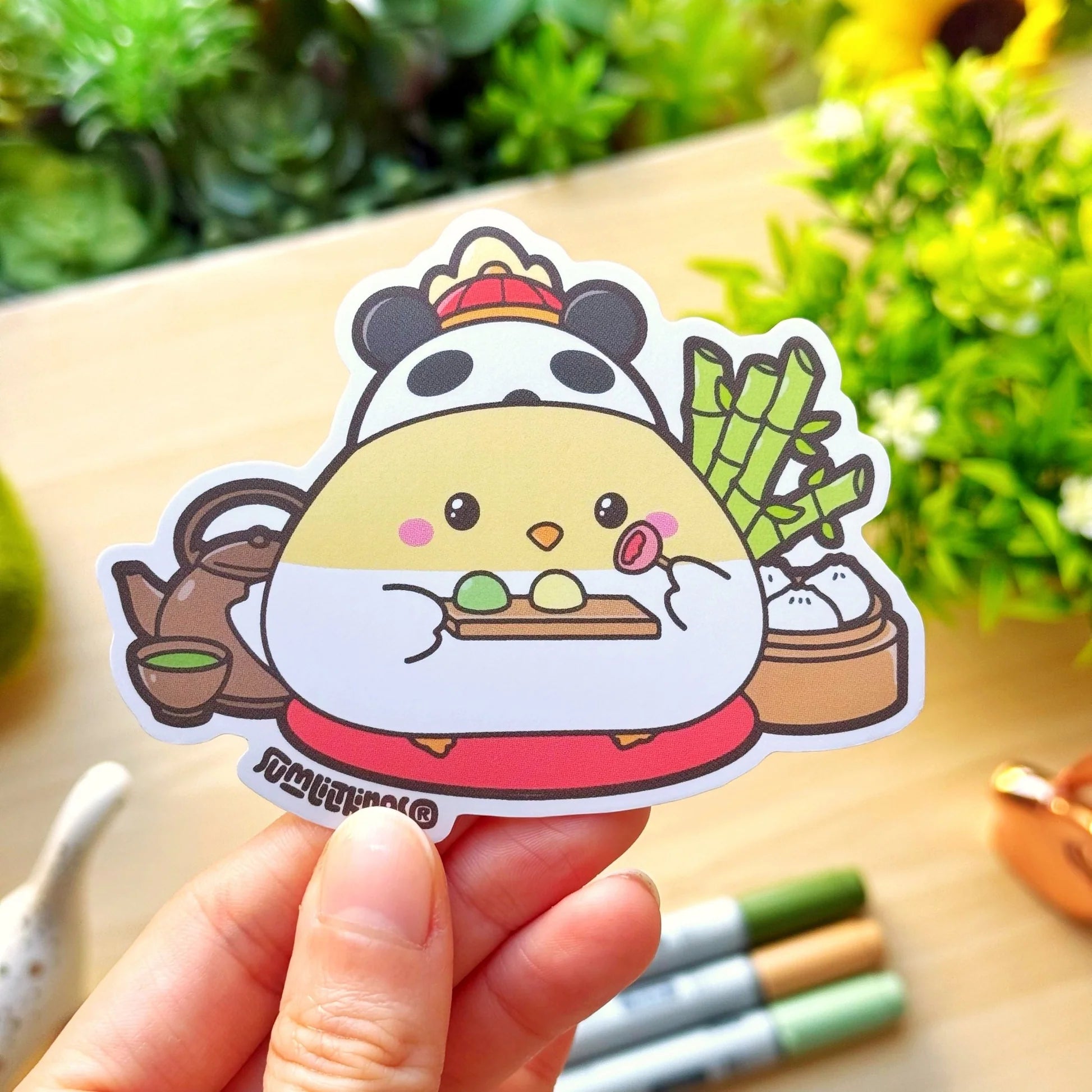 Vinyl Sticker - Chichi's Panda Teahouse
