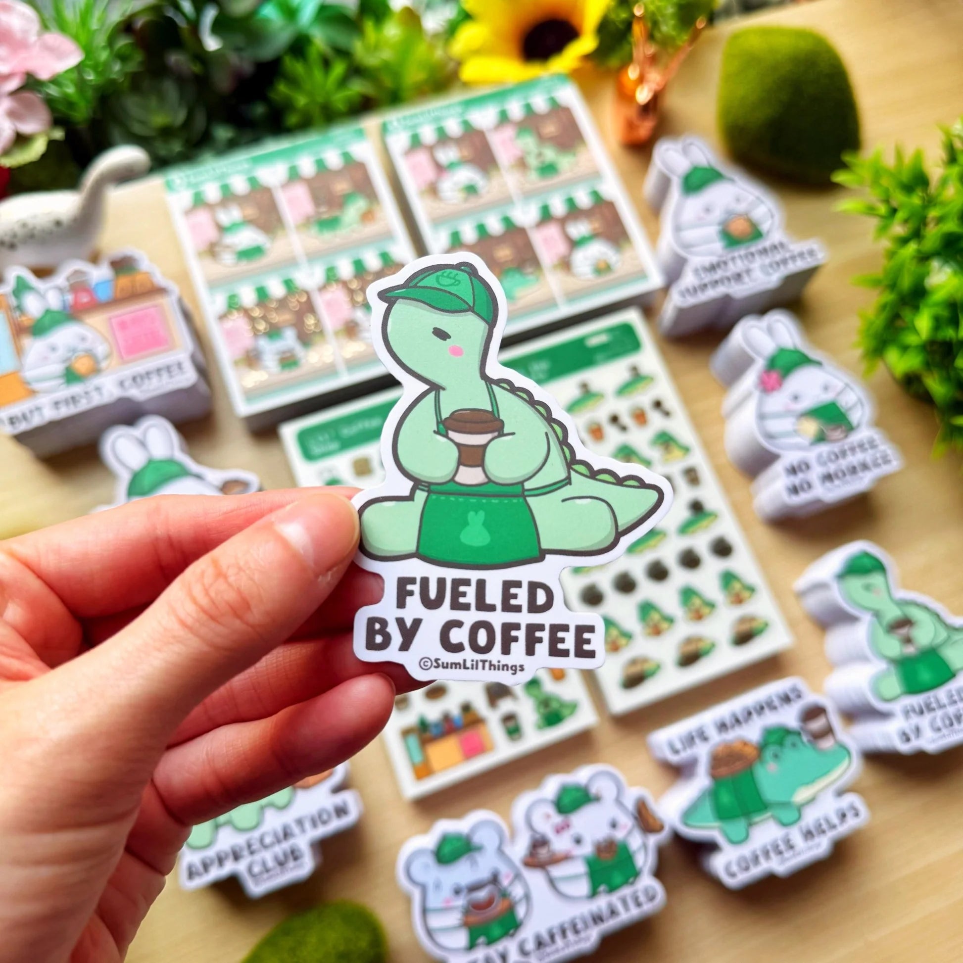 Vinyl Sticker - Fueled By Coffee