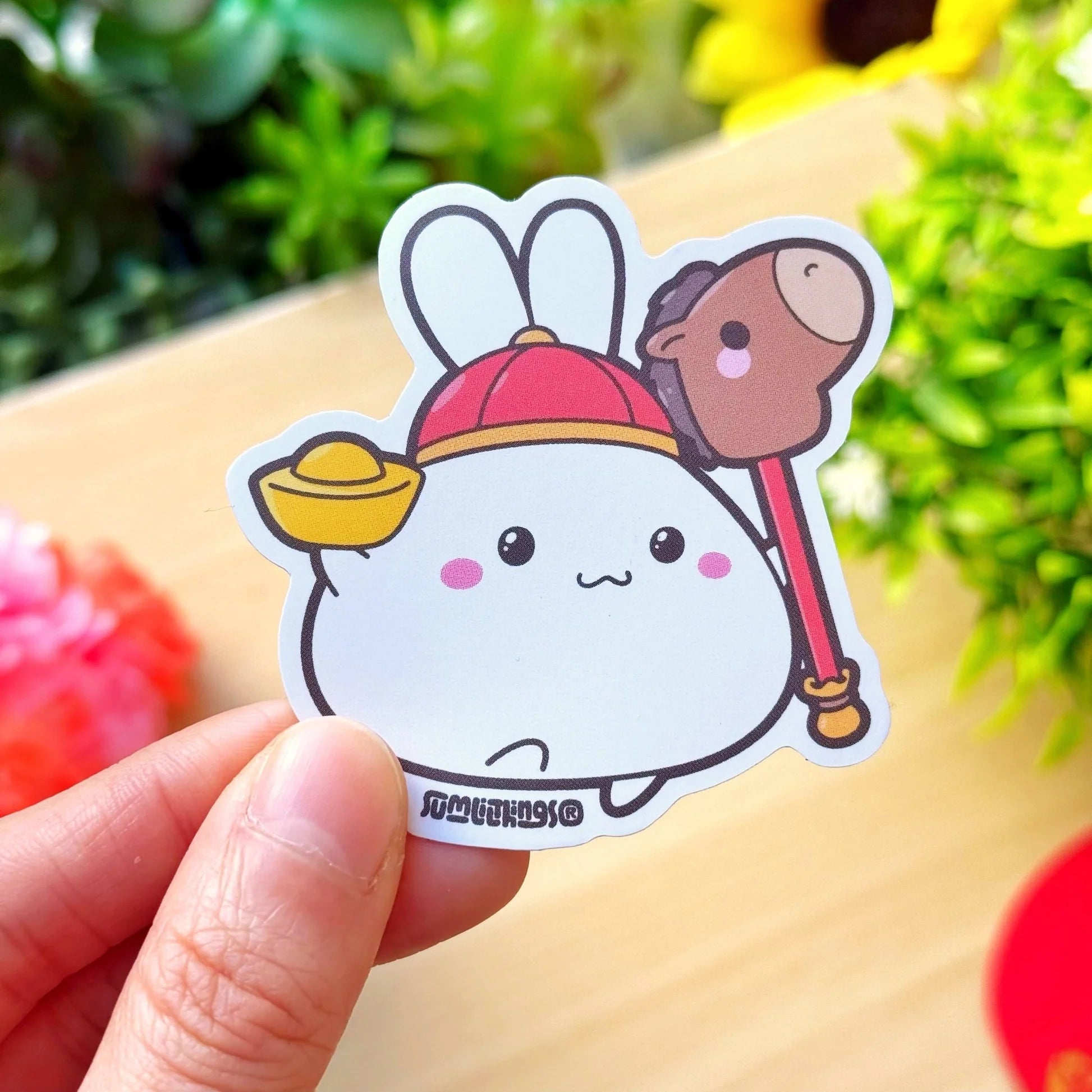 Vinyl Sticker - Lil with Horsie Stick & Sycee