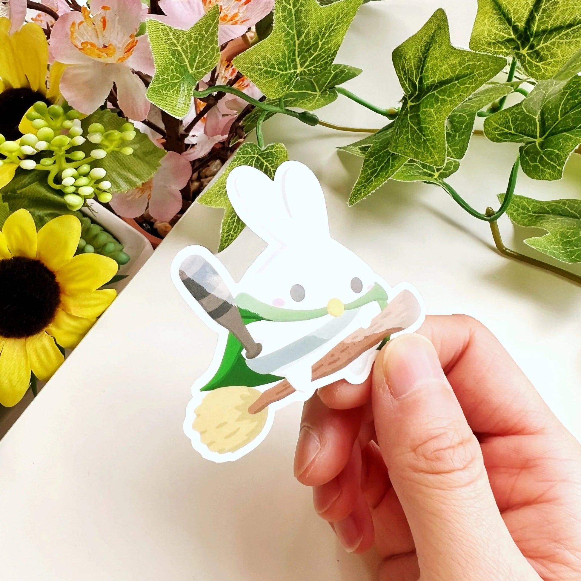 Vinyl Sticker - Lil's Broom Ride (Transparent)