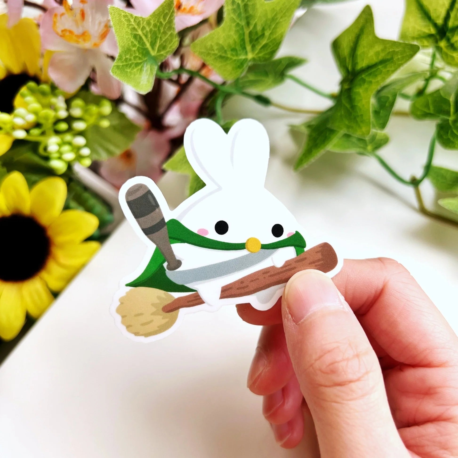 Vinyl Sticker - Lil's Broom Ride (Transparent)