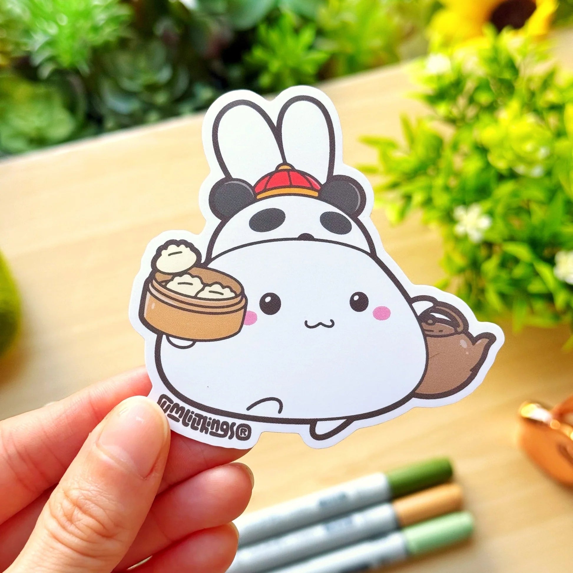 Vinyl Sticker - Lil's Panda Teahouse