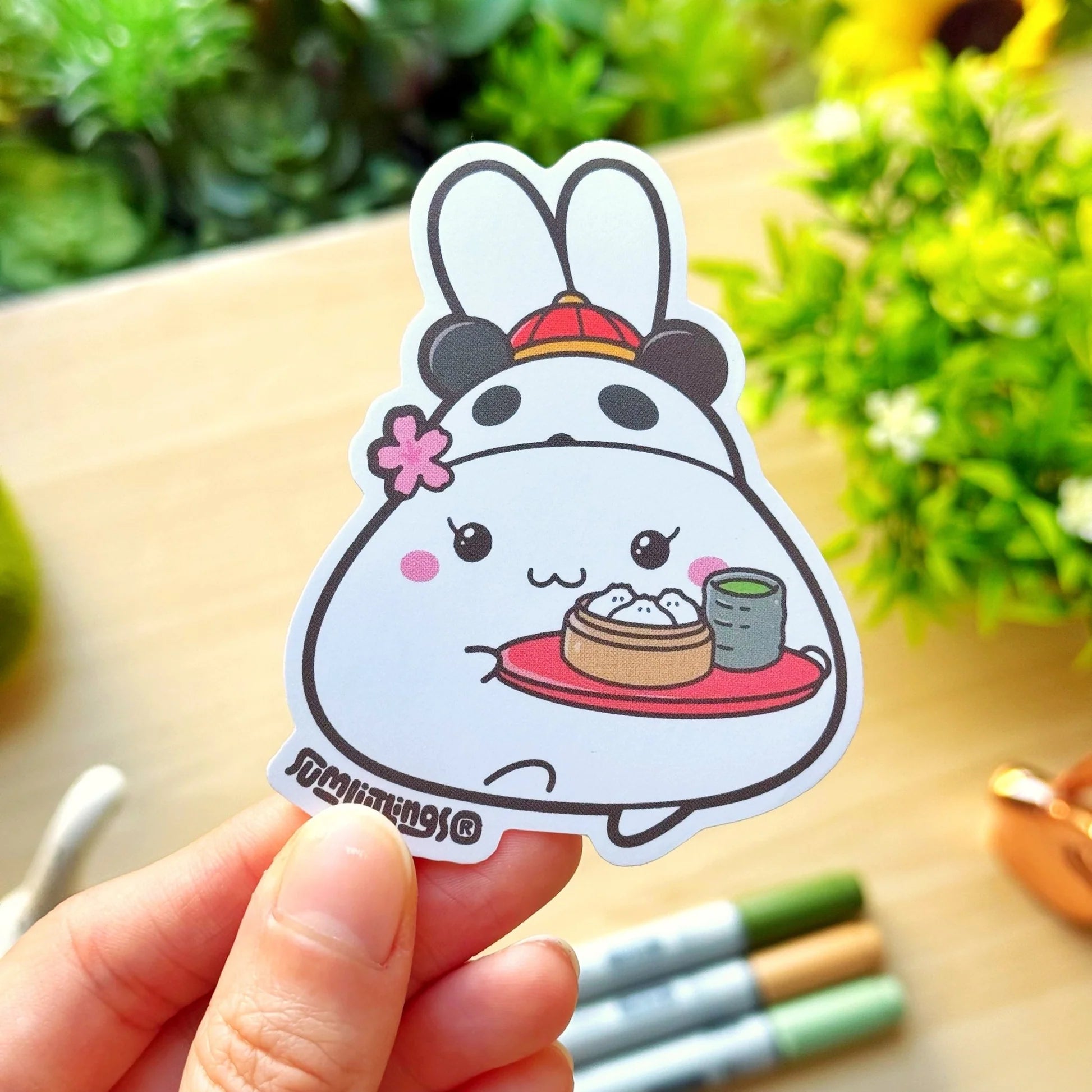 Vinyl Sticker - Mimi's Panda Teahouse