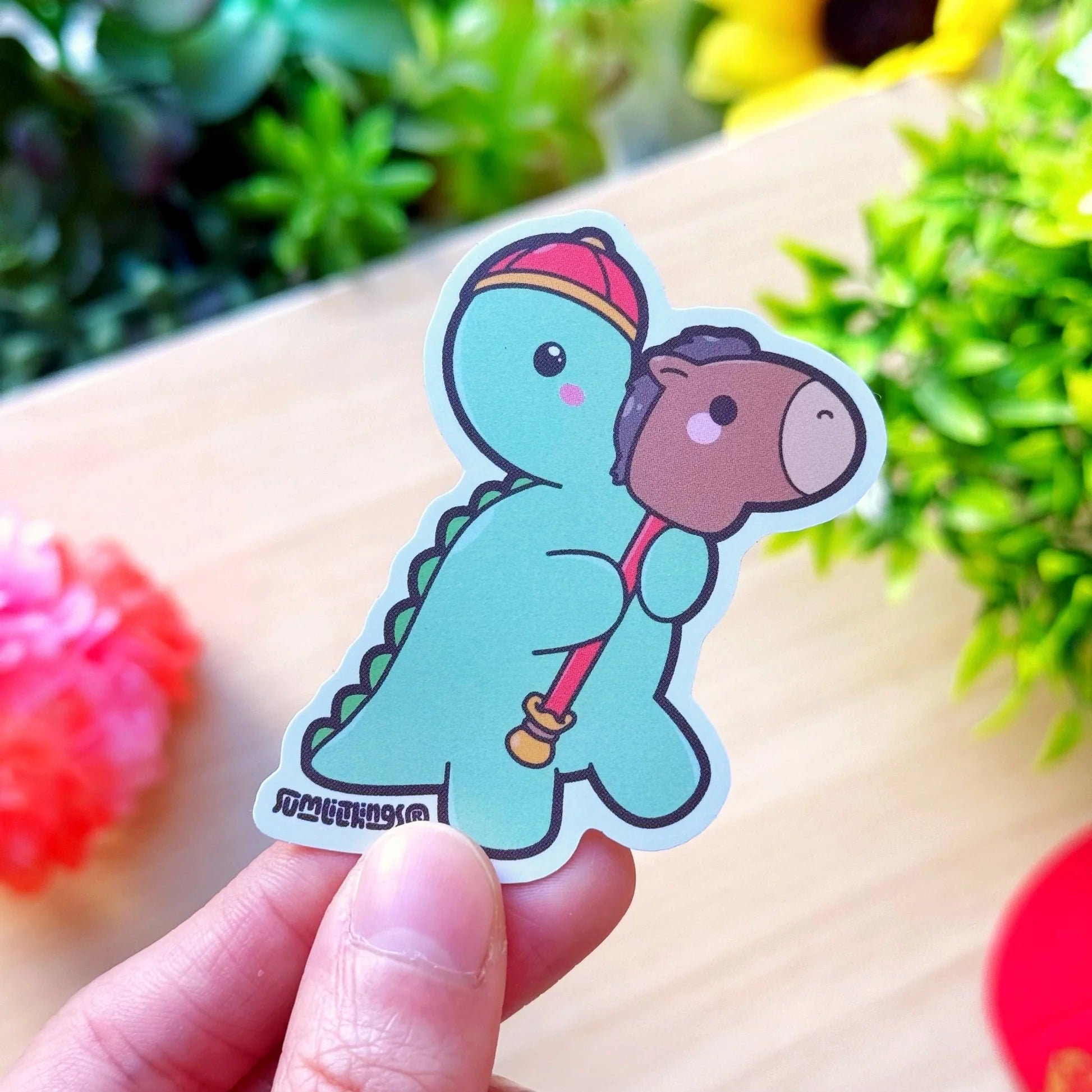 Vinyl Sticker - Nohnoh with Horse Stick
